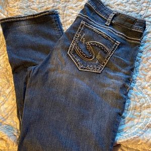 Women’s silver bootcut jeans